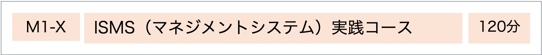 MSQA公認研修：ISMS（マネジメントシステム）実践コース
