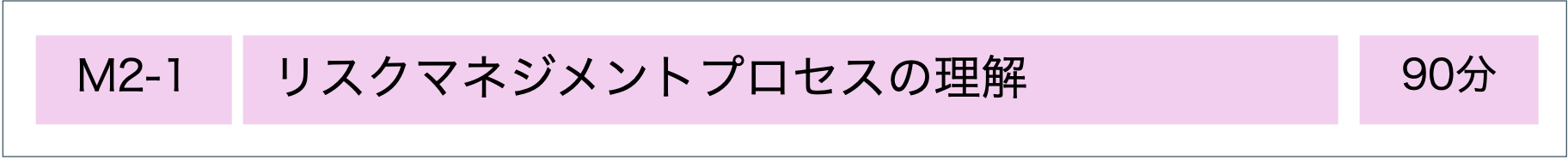 MSQA公認研修：リスクマネジメントプロセスの理解