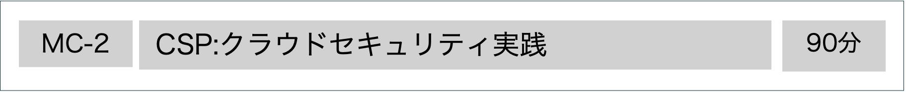 MSQA公認研修コース：CSP_クラウドセキュリティ実践
